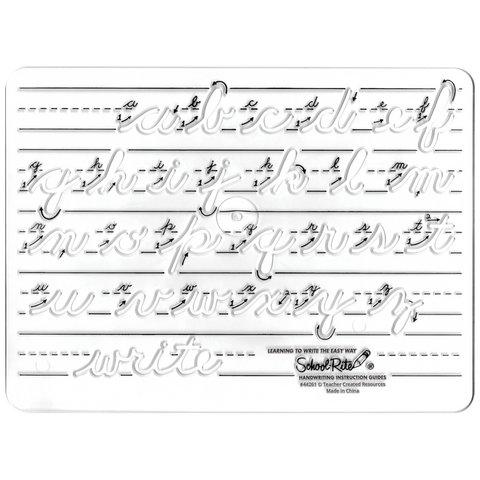 School Rite Lowercase Cursive