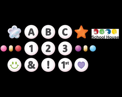 Friendship Beads Circle Letters
