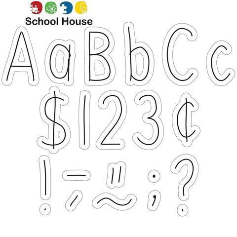Hand Drawn 4 Inch Letters Combo Pack