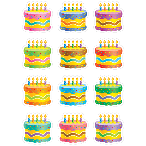 Birthday Cakes Mini Accents