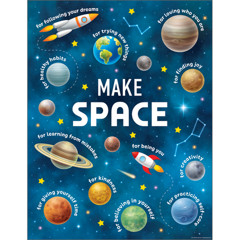 Outer Space Crew Make Space Chart
