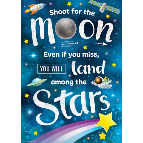 Shoot For The Moon Poster