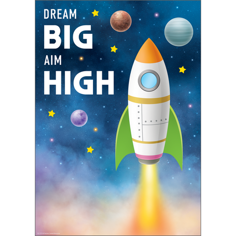 Dream Big Aim High Poster