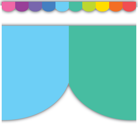 Colorful Scalloped Magnetic Border