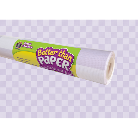 Purple Checkers Better Than Paper