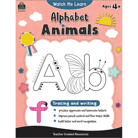 Alphabet Animals Watch Me Learn Book