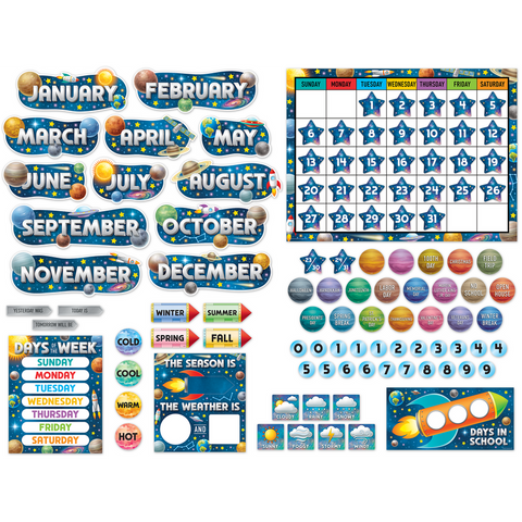 Outer Space Crew Calendar Bb Set