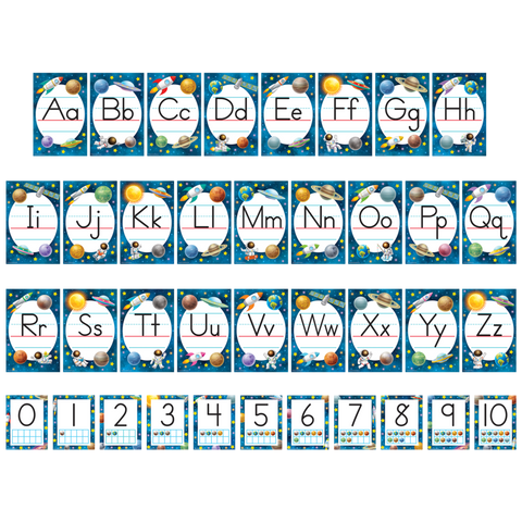 Outer Space Crew Alphabet Bb Set