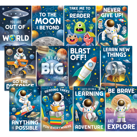 Outer Space Crew Small Poster Pack