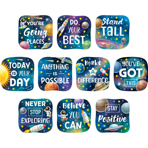 Outer Space Crew Positive Saying Accents