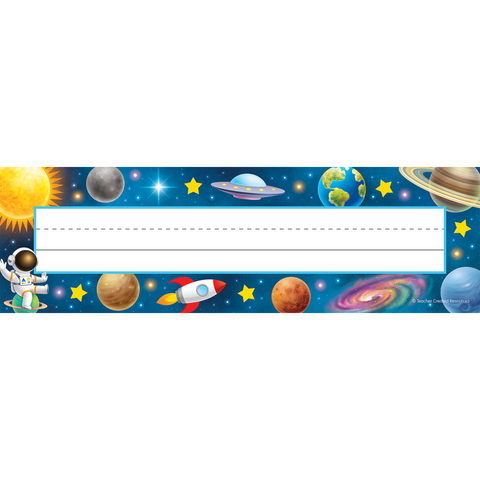 Outer Space Crew Name Plates