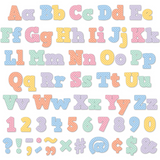 Cool For School Checkers 4 Inch Letters