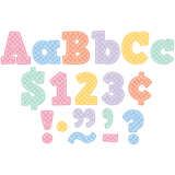 Cool For School Checkers 4 Inch Letters