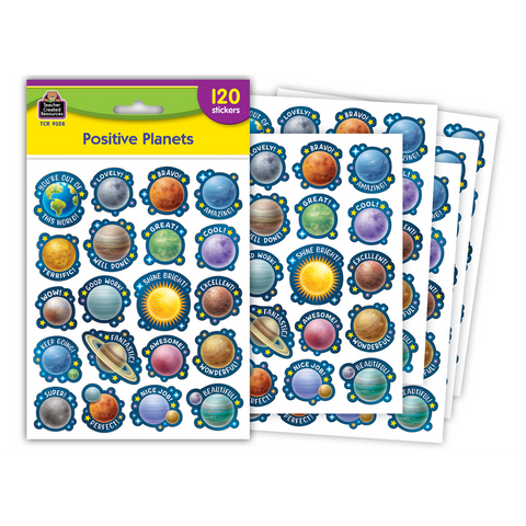 Positive Planets Stickers