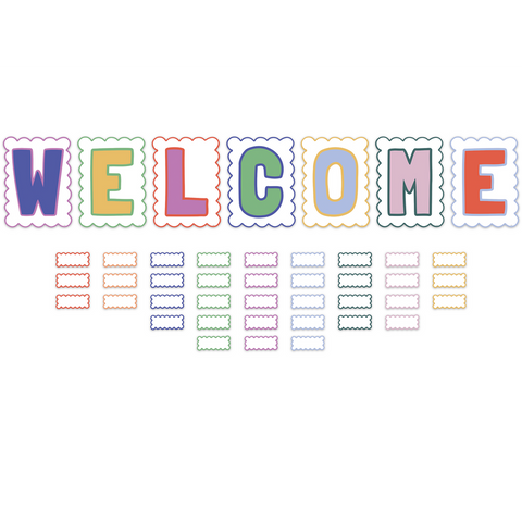 Color Crush Welcome Bulletin Board Set