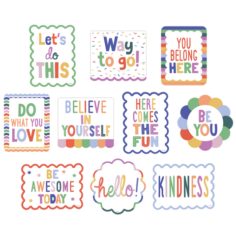 Color Crush Positive Saying Accents