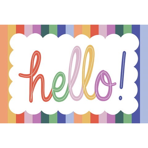 Color Crush Hello Postcards