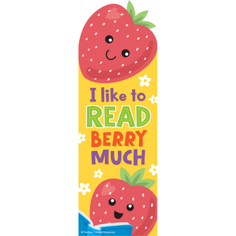 Strawberry Smelly Bookmarks