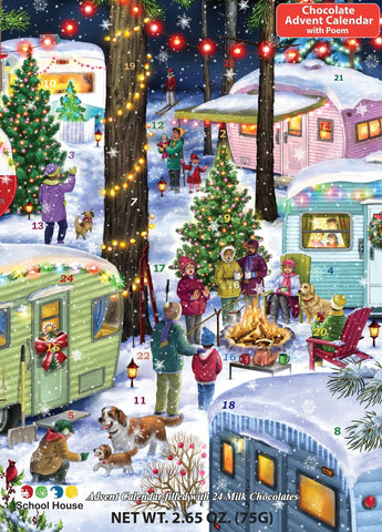 Camping Calendar W/ Chocolate