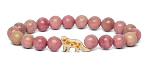 Fahlo Snow Leopard Pink Bracelet