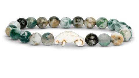 Fahlo Manatee Seagrass Green Bracelet