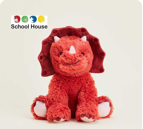 Warmies Red Triceratops
