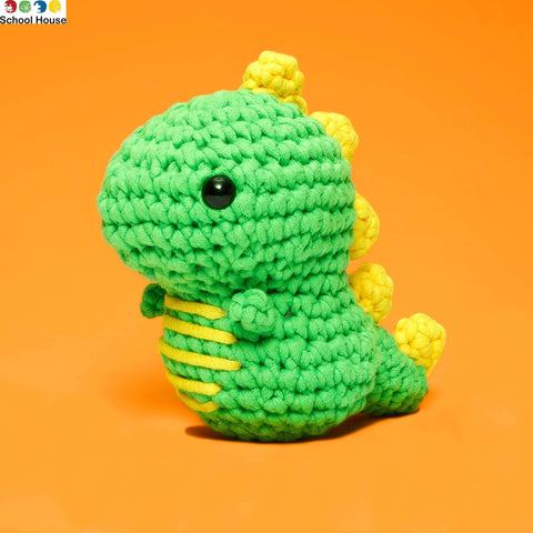 Beginner Crochet Kit Dinosaur