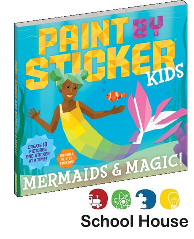 Paint By Sticker Mermaids & Magic Book
