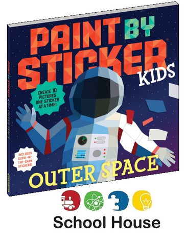 Paint By Sticker Kids Outer Space Book