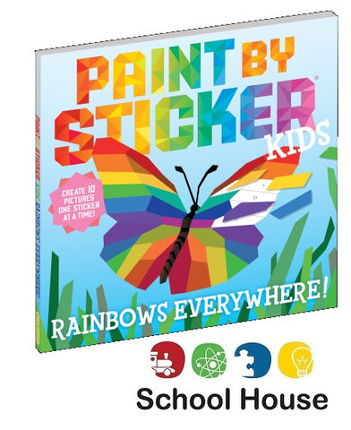 Paint By Sticker Rainbows Everywhere Book