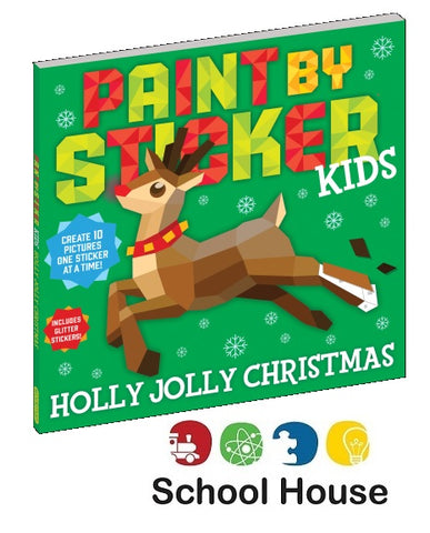 Paint By Sticker Holly Jolly Christmas Book