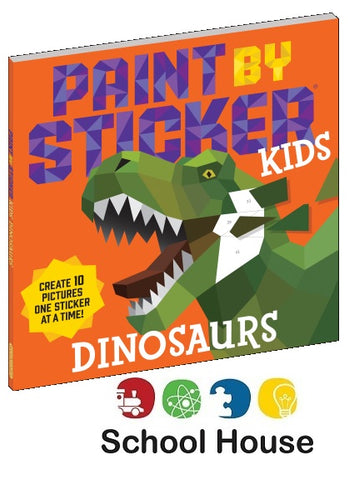 Paint By Sticker Kids Dinosaurs Book