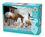 Winter Barnyard 350 Piece Family Puzzle