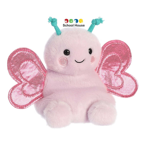 Petunia Butterfly Palm Pals Plush | 5 Inch Soft Butterfly Stuffed Animal | Cute Mini Bean Bag Plush Toy for Kids & Collectors