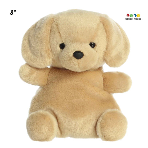 Sunny Lab 8 Inch Palm Pals Plush | Soft Labrador Retriever Stuffed Animal by Aurora