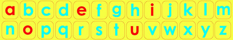 ABC LOWERCASE LETTER TILES