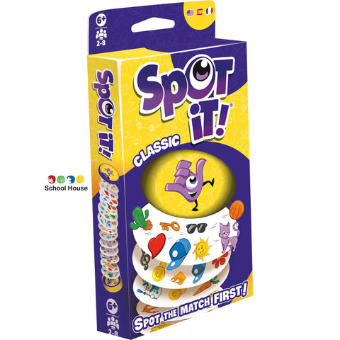 Spot It! Classic Card Game – Fast-Paced Family Matching Game for Kids & Adults