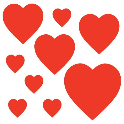 PRINTED HEART CUTOUTS PRINTED HEART CUTOUTS