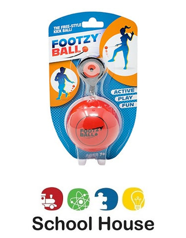 Futsy FootzyBall Retractable Foot Skill Toy | Indoor Outdoor Balance & Coordination Game