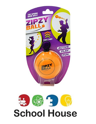 Zipzy Spring Back Ball Fidget Toy – Active Skill Toy for Balance, Coordination & Stress Relief