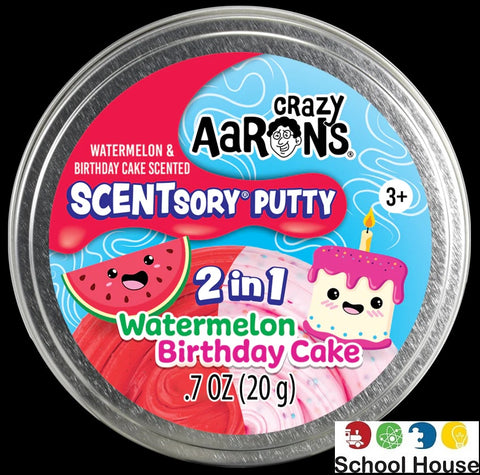 WATERMELON/BIRTHDAY CAKE THINKING PUTTY