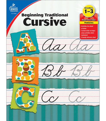BEGINNING TRADITIONAL CURSIVE BOOK