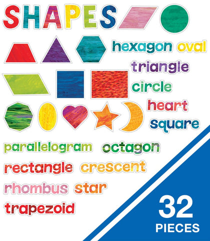 WORLD OF ERIC CARLE SHAPES MINI BULLETIN BOARD SET