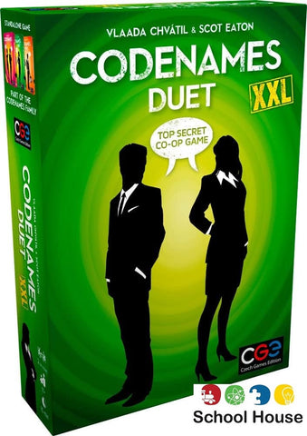 Codenames Duet Game | Cooperative Word Game for 2+ Players