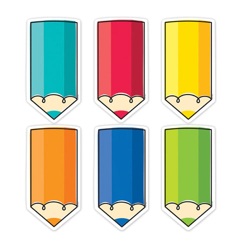 CORE DECOR DOODLE PENCILS CUTOUTS COLORFUL