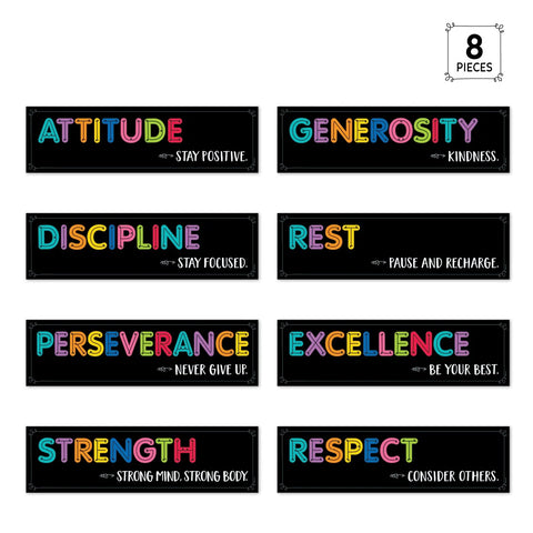 Mindset Motivation Mini Bulletin Board Set | Classroom & Office Decor