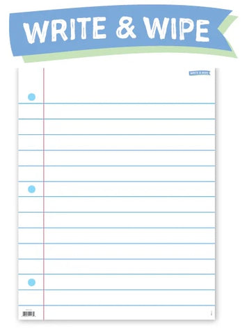 CORE DECOR WRITE & WIPE NOTEBOOK PAGE CHART