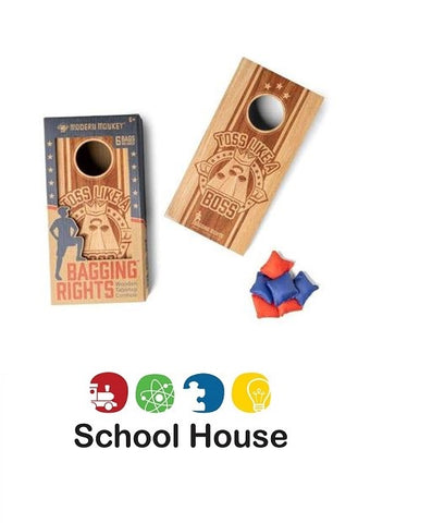Wooden Tabletop Cornhole – Miniature Travel Bag Toss Game