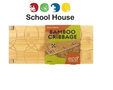 Wooden Cribbage Game Set | Folding Travel Board with Storage & Cards