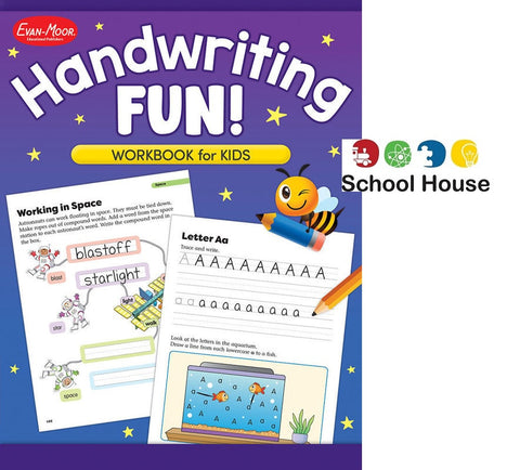 Handwriting Fun Book – Beginning Handwriting Practice Workbook for Kids